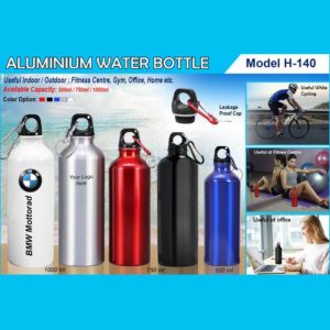 Buy Aluminium Water Bottle 140 Online - Giftana India