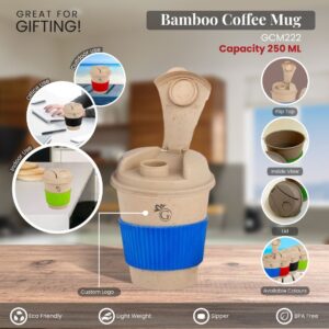 Bamboo Coffee Mug 250ml GCM222