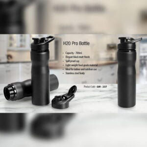 Black Matte-finished Stainless Steel Bottle 750ml - Stay Hydrated in Style