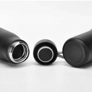 Steel Vacuum Flask Bottle with Rope 8 Double Wall Insulated Stainless Steel Vacuum Bottle with Rope Handle 500ml GF412