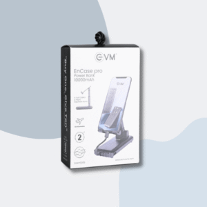 EVM Encase Pro 10000mAh Powerbank with Mobile Stand Black