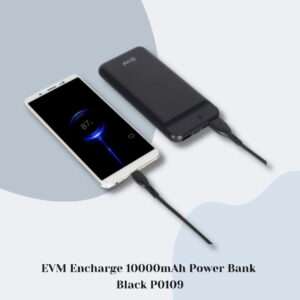 EVM Encharge 10000mAh Power Bank Black P0109