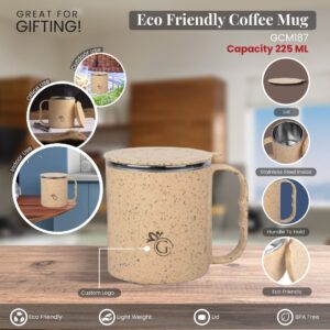 Eco-Friendly Coffee Mug 225ml GCM187