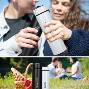 Giftana Personalized Flask Bottle Combo 6 Giftana Personalized Water Bottle Set of 2