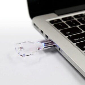 Key Shape Crystal USB Pendrive 5 Key Shape Crystal USB Pendrive