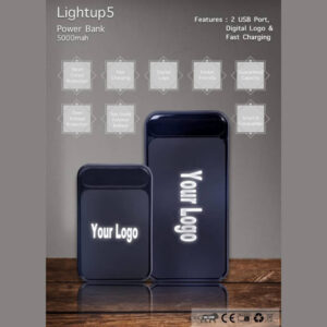 LightUp 5000mAH Power Bank