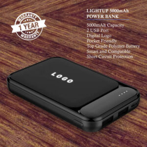 LightUp 5000mAH Power Bank