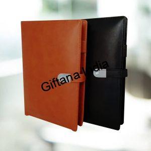 Notebook Replaceable Power Bank Diary 5000mAh with 16gb USB