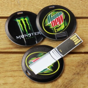 Round Shape Card USB Pendrive 3 Round Shape Card USB Pendrive