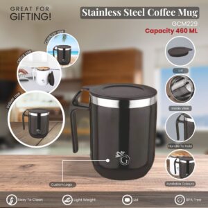 Stainless Steel Coffee Mug 460ml GCM229