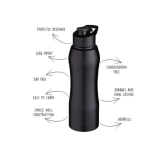 Stainless Steel Sipper Water Bottle 750ml GS233