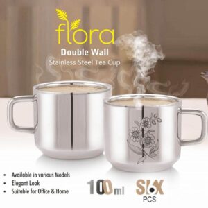Stainless Steel Tea Cup 100ml