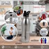 Stainless Steel Water Bottle 750ml GS117