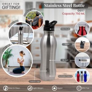 Stainless Steel Water Bottle 750ml GS117