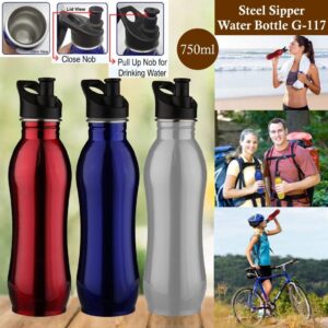 Stainless Steel Water Bottle 750ml GS117