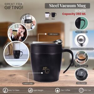 Steel Vacuum Mug With Spoon GCM71
