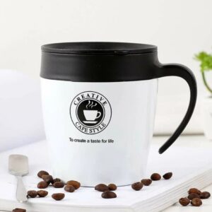Steel Vacuum Mug With Spoon 350ml GCM716 5 Steel Vacuum Mug With Spoon GCM71