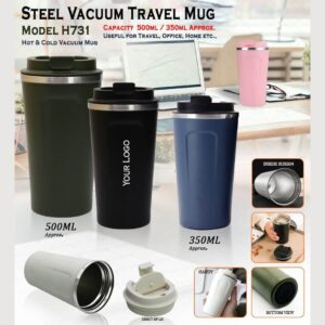 Steel Vacuum Travel Mug 500ml GCM731