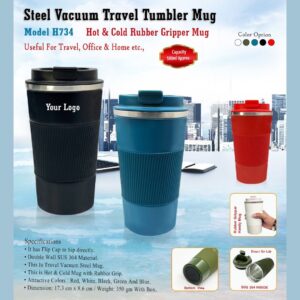 Steel Vacuum Travel Mug 500ml GCM734