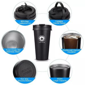 Steel Vacuum Tumbler Cup 500ml GCM717 3 Steel Vacuum Tumbler Cup GCM717