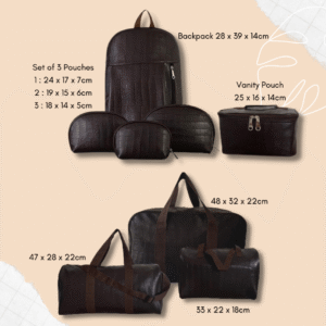 Travel Bag 8pcs Set 6 Travel Bag 8pcs Set