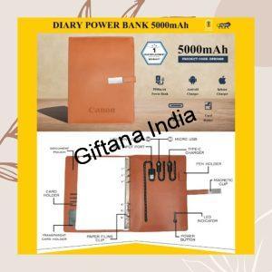 Diary Power Bank 5000mAh