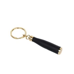 2 in 1 Gift Set - Bottle Shape Keychain with Roller Ball Pen (Black)