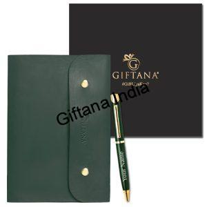 Button Diary and Pen 2 in 1 Gift Set