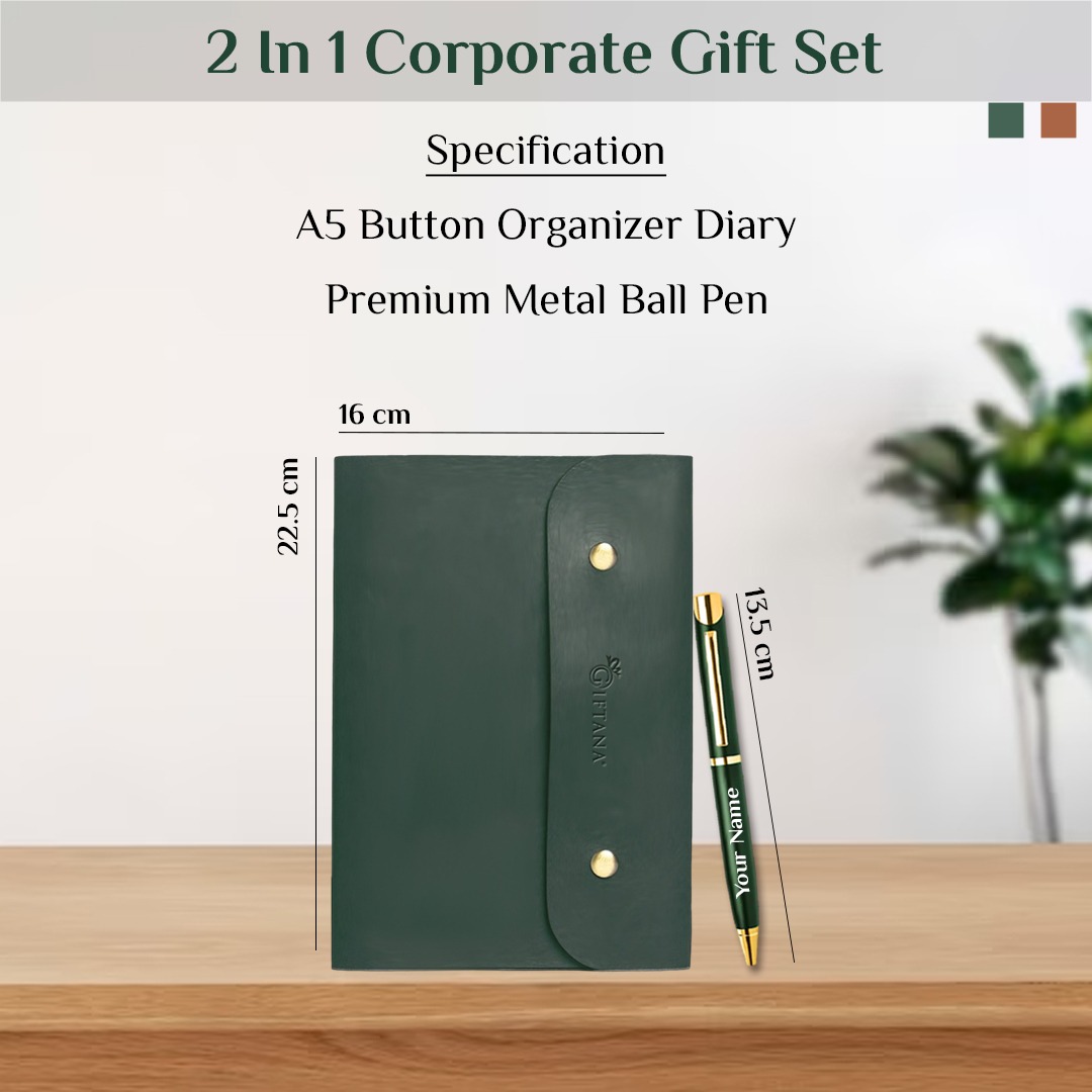 Metal Lock Premium Dairy Business Dairy Executive Corporate Gift Diary For  Daily Notes A4 B5 A5