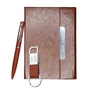 3 in 1 Gift Set Magnetic Notebook Diary Pen and Keychain
