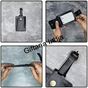 Giftana Vegan Leather Luggage Tag