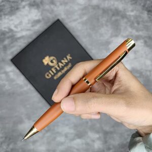 Giftana Vegan Leather Wallet and Pen Gift Set