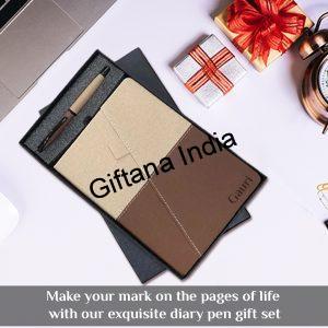 Journal Notebook Diary with Pen Set