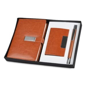 Leather Finished Tan Combo Gift Set G2933