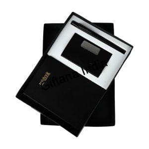 Leather finished Black Combo Gift Set G2930
