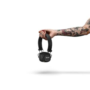 Marshall Major IV Wireless Bluetooth On Ear Headphone with Mic (Black)