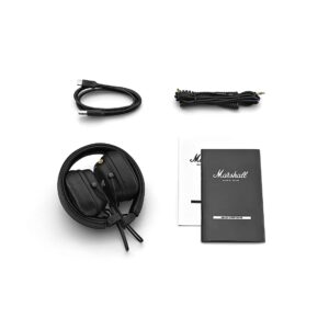 Marshall Major IV Wireless Bluetooth On Ear Headphone with Mic (Black)