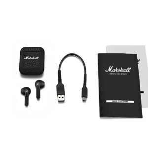 Marshall Minor III Bluetooth Wireless in-Ear Earbuds with Mic (Black)