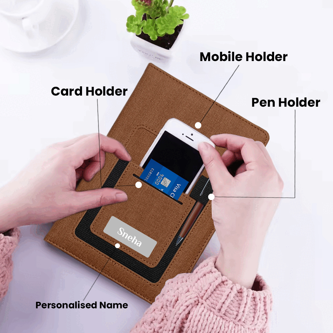 Pocket-diary (brown) Pocket diary brown