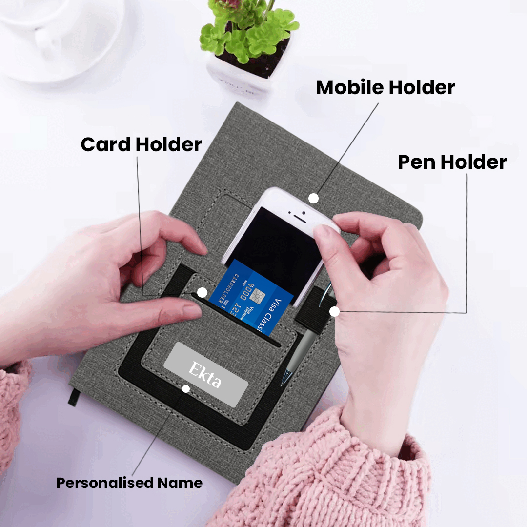 Pocket-diary (grey) Pocket diary grey