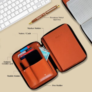 Zipper Diary and Pen Set 01