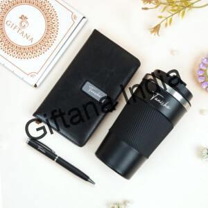 Diary Pen and Flask Tumbler Gift Set
