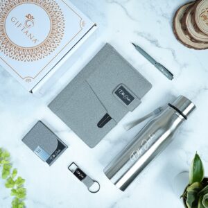 055 bottle diary pen cardholder keychain grey