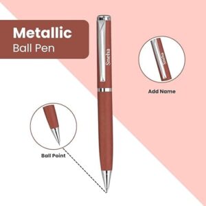 Leather Organizer Diary Pen Keychain Cardholder 4 in 1 Gift Set