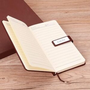Leather Organizer Diary Pen Keychain Cardholder 4 in 1 Gift Set