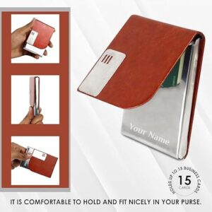 Leather Organizer Diary Pen Keychain Cardholder 4 in 1 Gift Set
