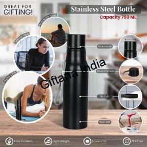 Office Desk Organizer - Premium Business Gift 4 Corporate Gift Set 3 in 1 Pen with Steel Water Bottle and Leather Diary