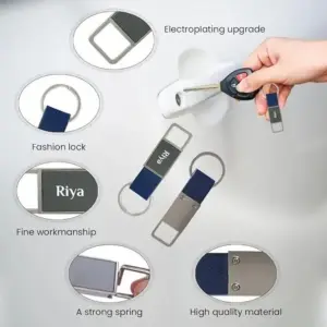 Customized Keychain Blue