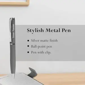 Grey Metal Pen 1