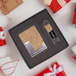 card holder keychain cork